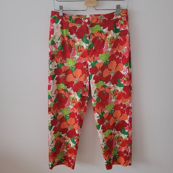 Worthington Floral Women's Pants-Size 14 - Picture 1 of 7